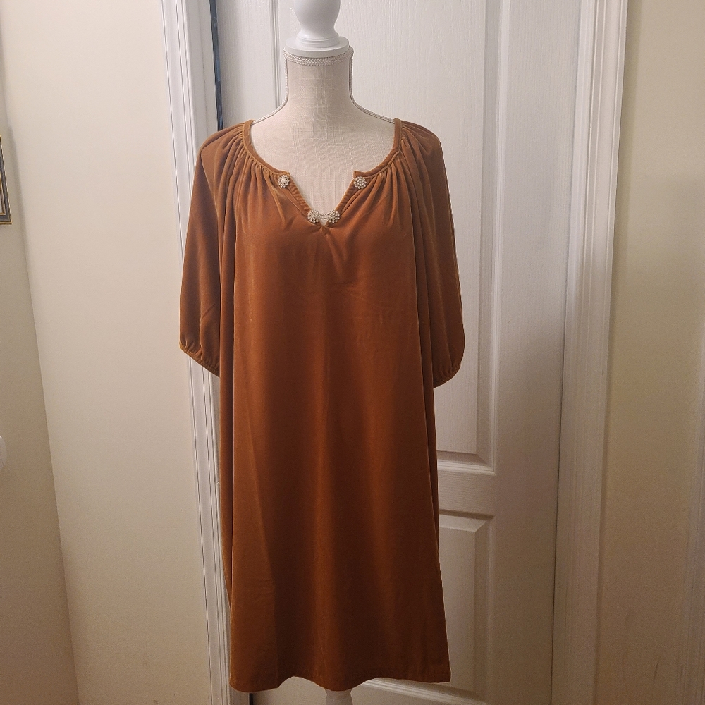 XL Old Navy Velvet Dress added jewel